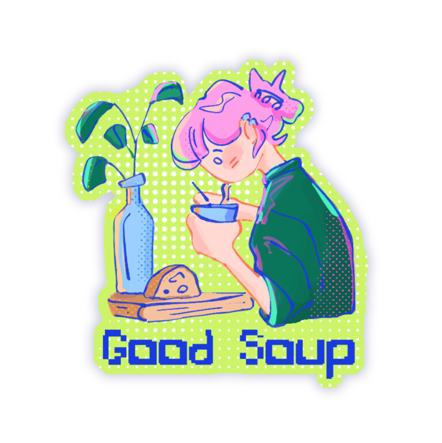 Soup Sticker