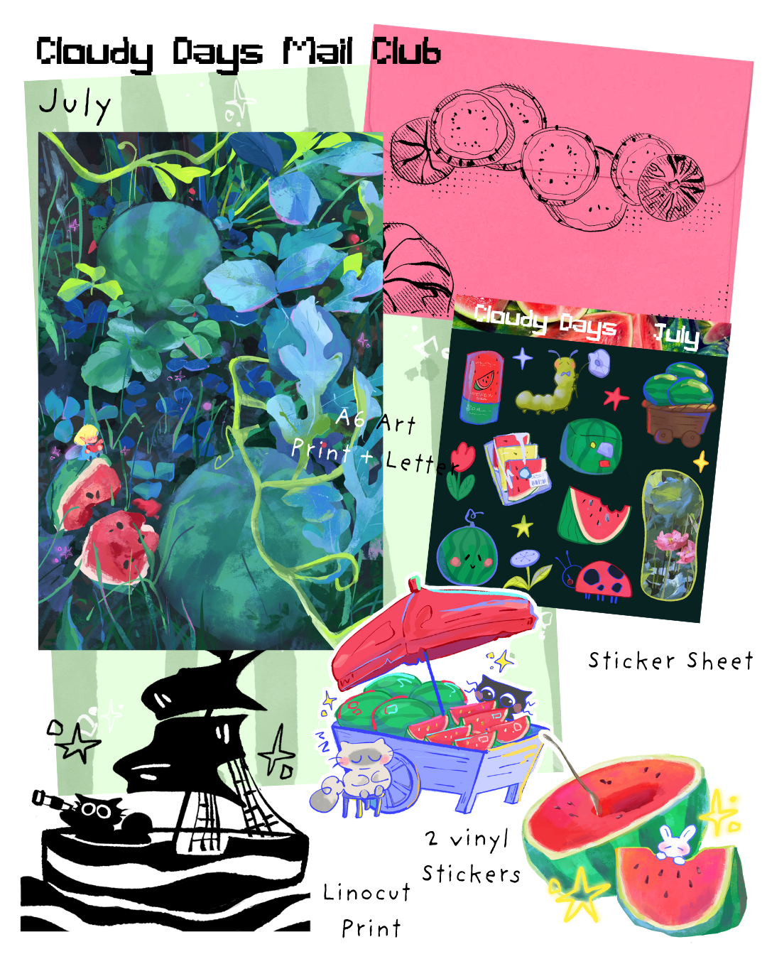 Cloudy Days Mail Club