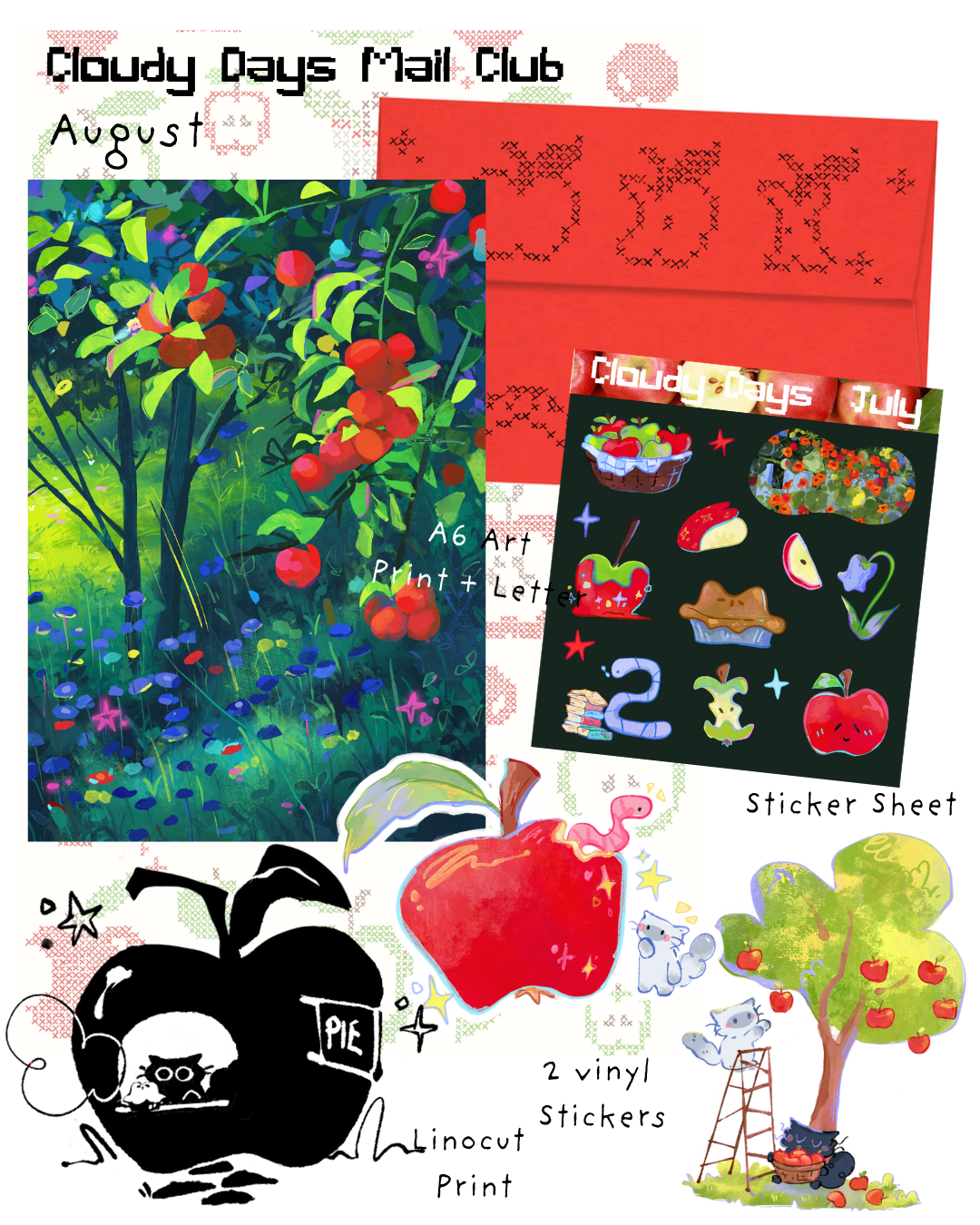 August 2026 Cloudy Days Mail Club