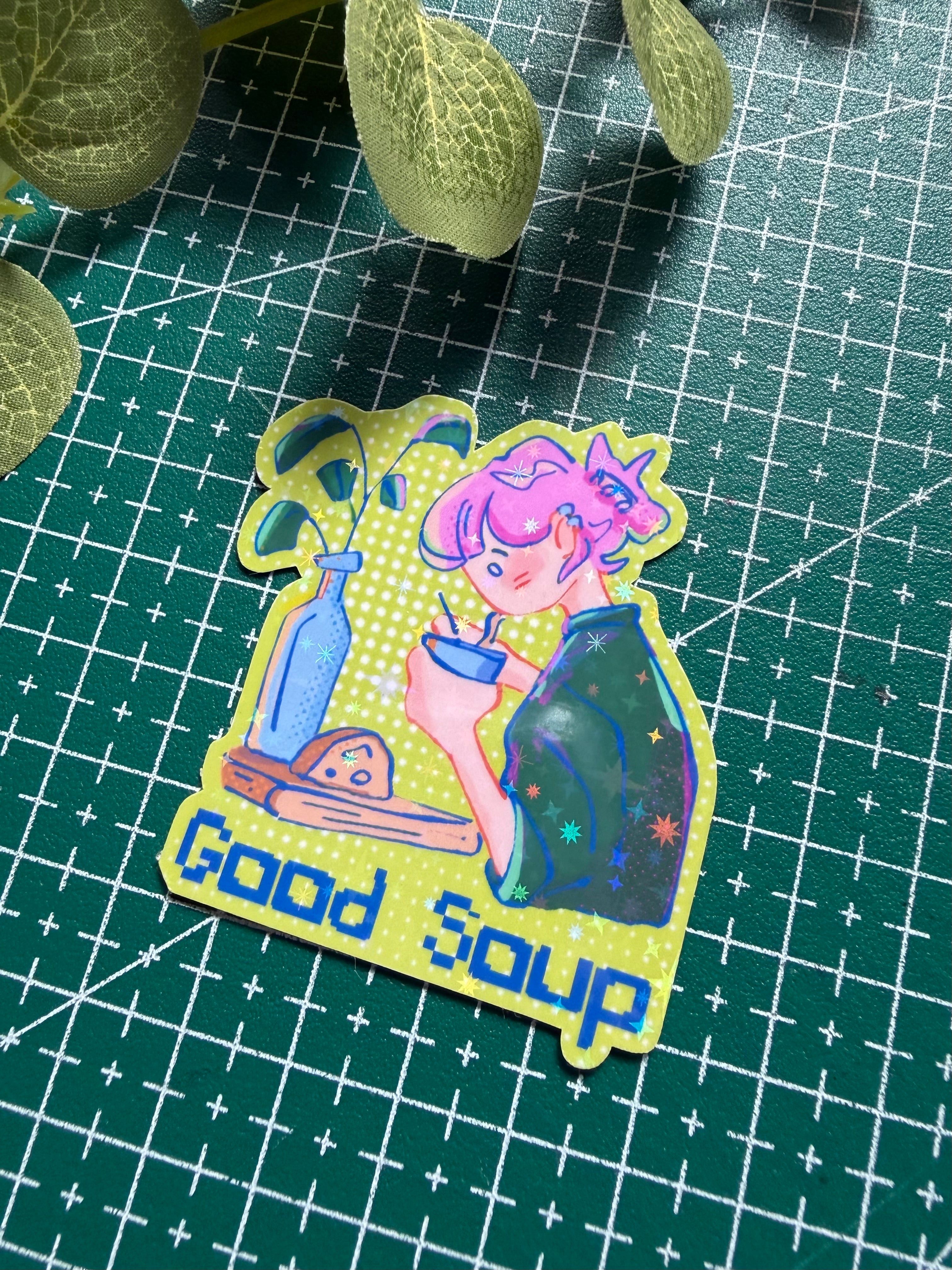 Soup Sticker